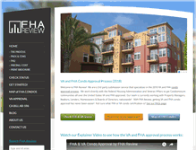 Tablet Screenshot of fhareview.com